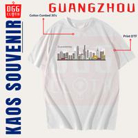 Gambar DGGCloth Kaos Souvenir Guangzhou Baju Tshirt Oleh Oleh China Type 1 - Model 1 (Hitam), 5L dari DGG CLOTHING undefined 5 Tokopedia
