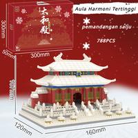 Gambar miniature building model children's toys DIY - W0607 dari Big Wind Shop 2 undefined 4 Tokopedia