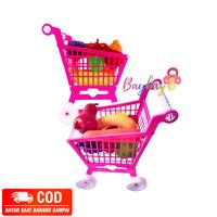 Gambar (BAYBAYI) MAINAN ANAK TROLI KERANJANG BELANJAAN SHOPPING CART JAMBI - kuning+buah dari Dress Mainan Edukasi Aqiqah Ultah New Born Bayi Anak Toys undefined 1 Tokopedia