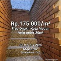 Gambar bata terakota tempel free ongkir Sumatera Utara dari bata kingdom lampung undefined 1 Tokopedia