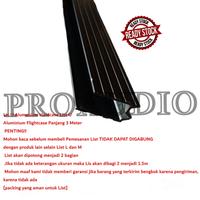 Gambar LIS M ALUMINIUM HARDCASE LIST U ALUMINIUM FLIGHTCASE PANJANG 3 M HITAM dari Proaudio undefined 1 Tokopedia