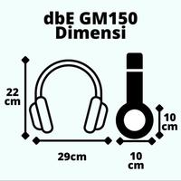 Gambar DBE GM150 3.5mm Professional Gaming Headphone dbe GM 150 dari Click & Go Tokopedia undefined 5 Tokopedia