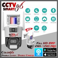 Gambar IP Camera Outdoor V380 8MP Double Lensa 360'' PTZ ColorVu Double Lensa - TANPA MEMORY dari CCTV Smart86 undefined 1 Tokopedia