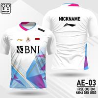 Gambar Jersey Badminton All England 2024 Kaos Badminton Ginting Jojo - Putih, 5XL dari Kaos Jersey Satuan undefined 1 Tokopedia