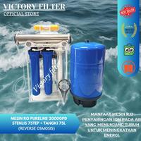 Gambar Mesin Ro Pureline 2000gpd stenlis 7step + tangki 75L dari Tirtafilt_NEW undefined 1 Tokopedia