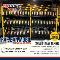 Gambar RAK BAN MOBIL GT RACK TR500 TIRE RACKING DISPLAY RODA SUSUN 4 TINGKAT - Jointer dari GT RACK Official undefined 1 Tokopedia