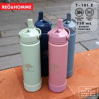 Gambar Reo&Homme Botol Minum Stainless dengan Sedotan Full Color 750ML T-101Z - Smoke Pink dari Reo & Homme Living undefined 2 Tokopedia