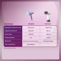 Gambar PHILIPS STH3010/30 Garment Steamer Compact - Purple dari TJAHMD undefined 2 Tokopedia