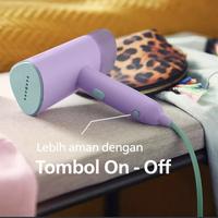 Gambar PHILIPS STH3010/30 Garment Steamer Compact - Purple dari TJAHMD undefined 4 Tokopedia