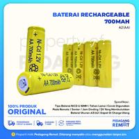 Gambar Batu Baterai Rechargeable Ni-Cd Ni-MH 700mAh / Batre Remote AA / AAA - A2 dari Pedagang Remote_NEW undefined 2 Tokopedia