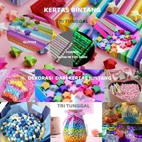 Gambar Kertas Bintang Glitter Paper Star 10gr Quilling - Light Gold dari tokotritunggal undefined 4 Tokopedia