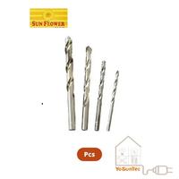 Gambar MATA BOR BESI SUNFLOWER HSS 1mm 2 3 4 5 6 7 8 9 10 mm DRILL SD SUN FLO - 1mm dari Yosuntec undefined 2 Tokopedia