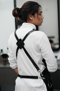 Gambar apron/celemek barber quantum leather crossback strep X - Old coffee dari Endemicastore undefined 5 Tokopedia