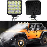 Gambar Lampu Tembak Sorot 24 Volt LED CWL 16 Mata Kotak Bulat CREE Truk Bus - Bulat dari Yuni Parmadita undefined 5 Tokopedia