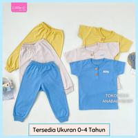 Gambar 3 setelan baju anak bayi laki laki 3 6 12 bulan 1 2 3 4 tahun polos - 3 SET WARNA (A), M (6-12 Bulan) dari AnaBabyShop undefined 1 Tokopedia