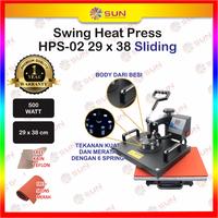 Gambar Mesin Press Kaos Sablon Digital SUN Small Swing Heat Press Uk 29 X 38 - HPSC-02 29x38, Jakarta dari Sun Indonesia undefined 3 Tokopedia