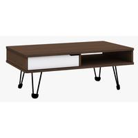 Gambar [Instant] MELODY CTM 277 Coffee Table Meja Kopi Teh Santai Colombia Walnut Sonoma Cream White Mini Persegi Panjang Tamu Lesehan Lantai Kerja Laptop Printer Ruang Teras Sofa Kamar Tidur Loby Hotel Modern Multifungsi Serbaguna OKA Elegant Minimalist Kecil - WHITE, RAKIT dari sentontime undefined 5 Tokopedia
