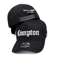 Gambar Topi Baseball Compton Full Tag Premium Topi Logo Compton - Full Black dari Goods Caps undefined 2 Tokopedia