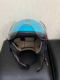 Gambar HELM Half Face retro YAMAHA FAZZIO original BARU NEW - BLUE dari Jon Warehouse undefined 4 Tokopedia