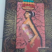 Gambar Lukisan gadis bali 30 X 40 dari MadeSukawati undefined 5 Tokopedia