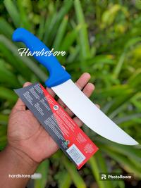 Gambar Pisau Seset Kulit 6 inchi / 15 cm Tramontina Skinning Knife Cimeter 24610/016 Handle BIRU Original Brazil - Putih dari Hardistore Superpisau undefined 3 Tokopedia