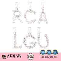 Gambar Liontin Emas Alfabet Jossie Grace White Gold 10K Semar Nusantara - W dari Semar Nusantara undefined 1 Tokopedia