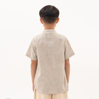 Gambar M231 Kemeja Anak Laki Laki Koko Pendek Abu 0332A - K03 dari M231 Kids Official Store undefined 2 Tokopedia