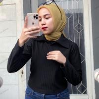 Gambar Borong Terkini  Kaos polo hornet/ lengan panjang wanita/ model cro - Jingga dari kenesonlinestore undefined 4 Tokopedia