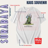 Gambar DGGCloth Kaos Souvenir Surabaya Baju Tshirt Oleh Oleh Surabaya Type 1 - Model 1 (Hitam), S dari DGG CLOTHING undefined 1 Tokopedia