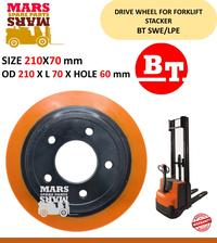 Gambar Roda Drive Wheel BT SWE 120 LPE200 Stacker Truck 210x70 / 82 60mm 1210 dari Roda Specialist undefined 2 Tokopedia