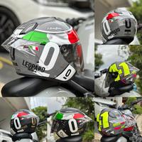 Gambar Helm Bip Plast motif leopard sni - Leo Bk glossy, XL dari Seputar Helmet undefined 1 Tokopedia