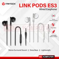 Gambar Earphone Fantech LinkPODS ES3 Lightweight Stereo Wired Earbuds - Putih dari MXKomputer_NEW undefined 1 Tokopedia