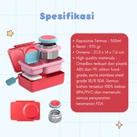 Gambar OmieBox Up Kotak Makan Omie Box - Cosmic Blue dari Thesimplebabyshop undefined 2 Tokopedia