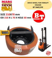Gambar Roda Drive Wheel BT SWE 120 LPE200 Stacker Truck 210x70 / 82 60mm 1210 dari Roda Specialist undefined 4 Tokopedia