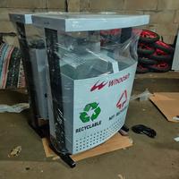 Gambar Tempat sampah outdoor 2in1 topi knockdown dari HM Mandiri Baru undefined 3 Tokopedia