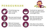 Gambar Keripik buah freeze dried raspberry rasberi lokal asli fruit powder dari Fruit Monkeys undefined 4 Tokopedia