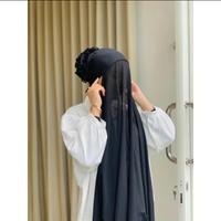 Gambar PASHMINA INNER CEPOL RENDA 2 IN 1  HIJAB JILBAB KERUDUNG PASHMINA - ABU MUDA dari EL-MINO undefined 3 Tokopedia
