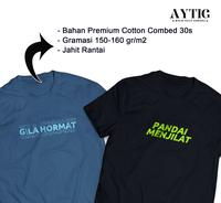 Gambar Kaos Aytig Gila Hormat,Gila Jabatan,Pandai Menjilat | Tshirt Kata Kata - Gila-Putih, S dari aytig undefined 5 Tokopedia