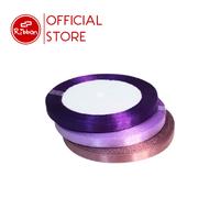Gambar Pita Satin 1/4" (Satin Ribbon 1/4 inch) 0.6 cm Kain Polos Grosir Kado - PINK TUA dari DEPARCEL RIBBON undefined 3 Tokopedia