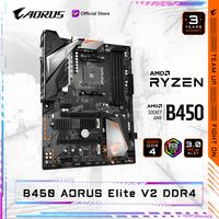 Gambar GIGABYTE B450 AORUS Elite V2 DDR4 Motherboard [ATX | AM4] dari Gigabyte Component undefined 1 Tokopedia