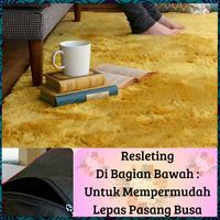 Gambar berkah saluyu Karpet bulu rasfur ruang tamu 160x100 cm Aestetik - Abu-abu, 160x50cm dari Berkah Saluyu undefined 5 Tokopedia