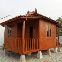 Gambar Rumah Gazebo Rumah kayu Jati Modern Minimalis Rumah Limasan dari BERKAH MEBEL124 undefined 3 Tokopedia