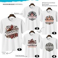 Gambar KAOS UNIQUE T-shirt TERNATE - Unisex Katun Combed 20s Sablon DTG - TernatK.Rempah, Putih 4XL dari Kaos Unique undefined 1 Tokopedia