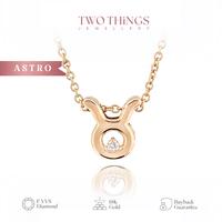 Gambar Liontin Berlian - Taurus Diamond Horoscope Pendant 18K Gold - Astro - Rose gold, +RG Italy 42cm dari TwoThingsInc undefined 1 Tokopedia