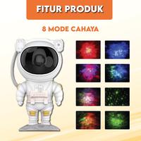 Gambar WEWANT Lampu Tidur Proyektor Astronaut Bulan Bintang 12 Mode Remote Bluetooth dari wewant.ID undefined 4 Tokopedia