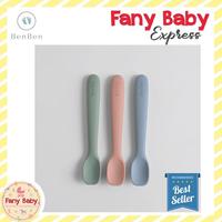 Gambar New Product Benben Silicone Baby Spoon - GREEN dari minimumloser undefined 3 Tokopedia