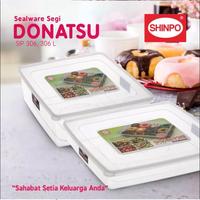 Gambar kotak donatsu 306 shinpo - kotak simpan dengan tutup rapat - kotak kue dari Kadoperabot undefined 1 Tokopedia
