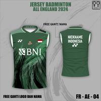 Gambar jersey badminton all england 2024 baju bulu tangkis yy kaos badminton - LENGAN PENDEK, S dari BK KAOS JAYA undefined 2 Tokopedia