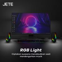 Gambar JETE SC101 Speaker PC Komputer Laptop JETE SC101 5 Watt with LED Light - Black dari Doran Gadget Authorized undefined 5 Tokopedia