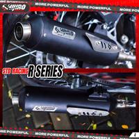 Gambar Knalpot STD racing Shijiro type NEW R series for AEROX N-MAX VARIO PCX - ADV 160, End cup Stenlis dari Shijiro Racing Store One undefined 2 Tokopedia